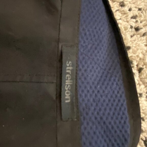 Strellson Mens Black lined Coat Jacket 46R XXL Switzerland concealed Hood - Picture 11 of 16